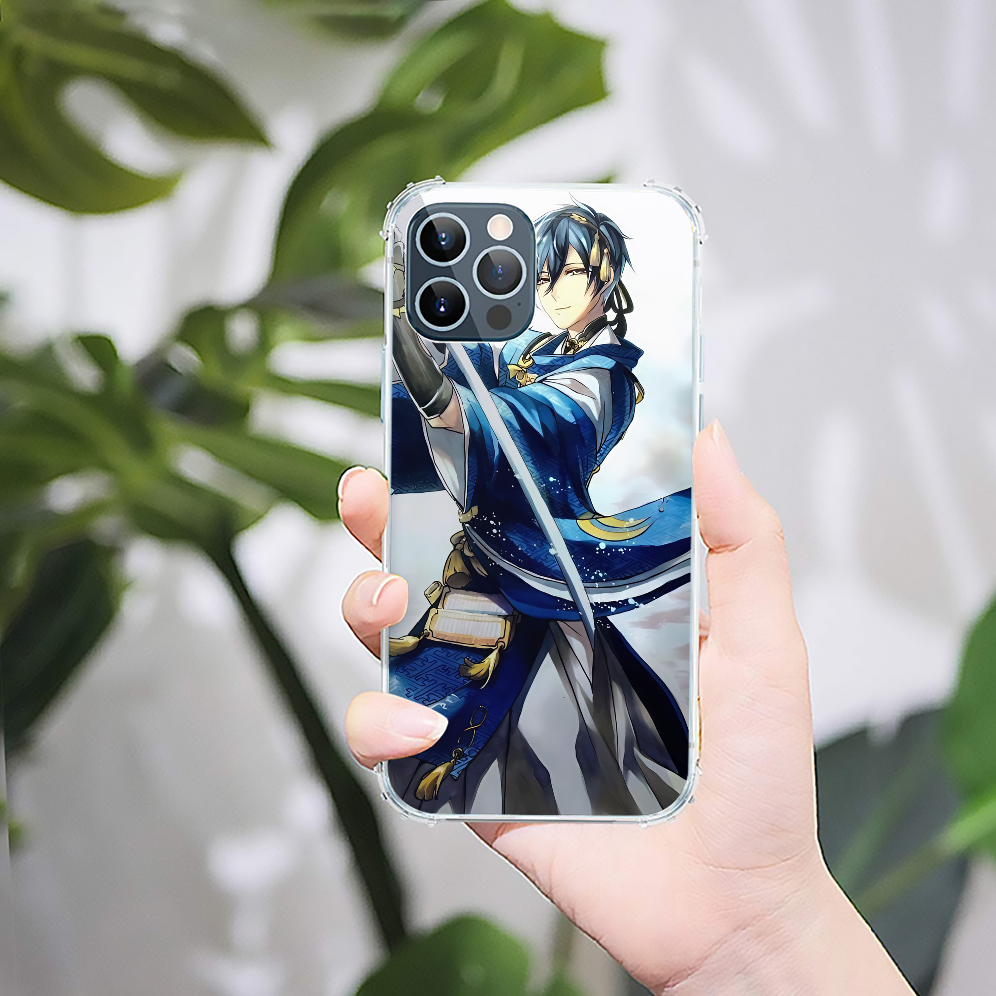 （画像用） 刀剣乱舞 Touken Ranbu 【iPhone 12シリーズ対応】透明スマホケース（クリアソフトケース）